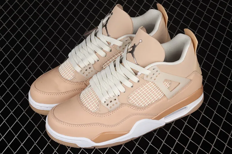 All categories Air Jordan Jordan series basketball shoes Air Jordan 4 C version Air Jordan 4 "Shimmer" AJ4 Joe 4 Khaki light color DJ0675-200